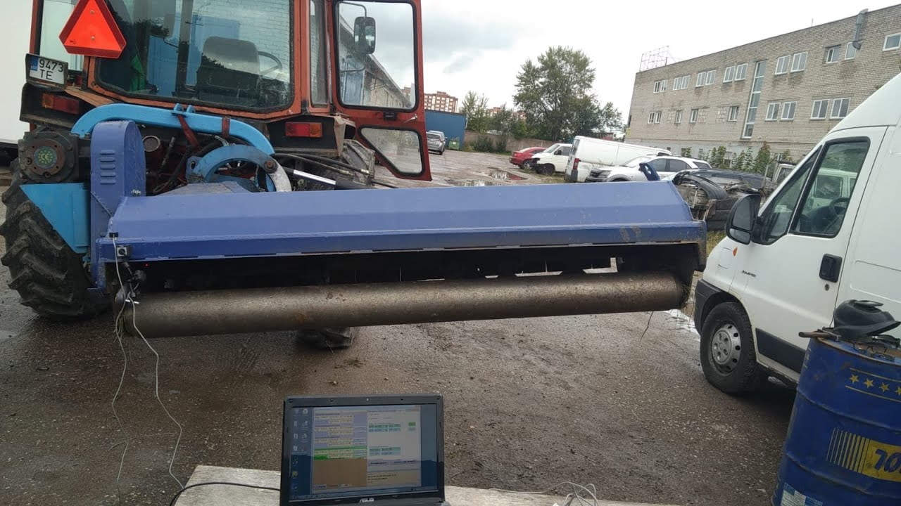 Kosilnica z mulčarjem po uravnoteženju – nemoteno delovanje