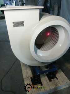 Vyvážení oběžného kola výfukového ventilátoru