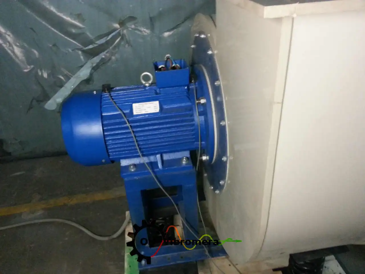 Eexhaust fan impeller balancing
