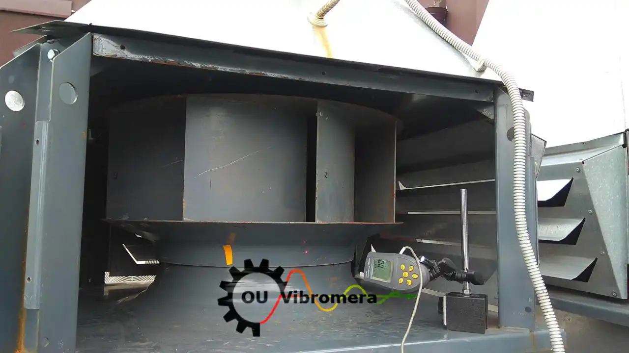Balancing the exhaust fan.
