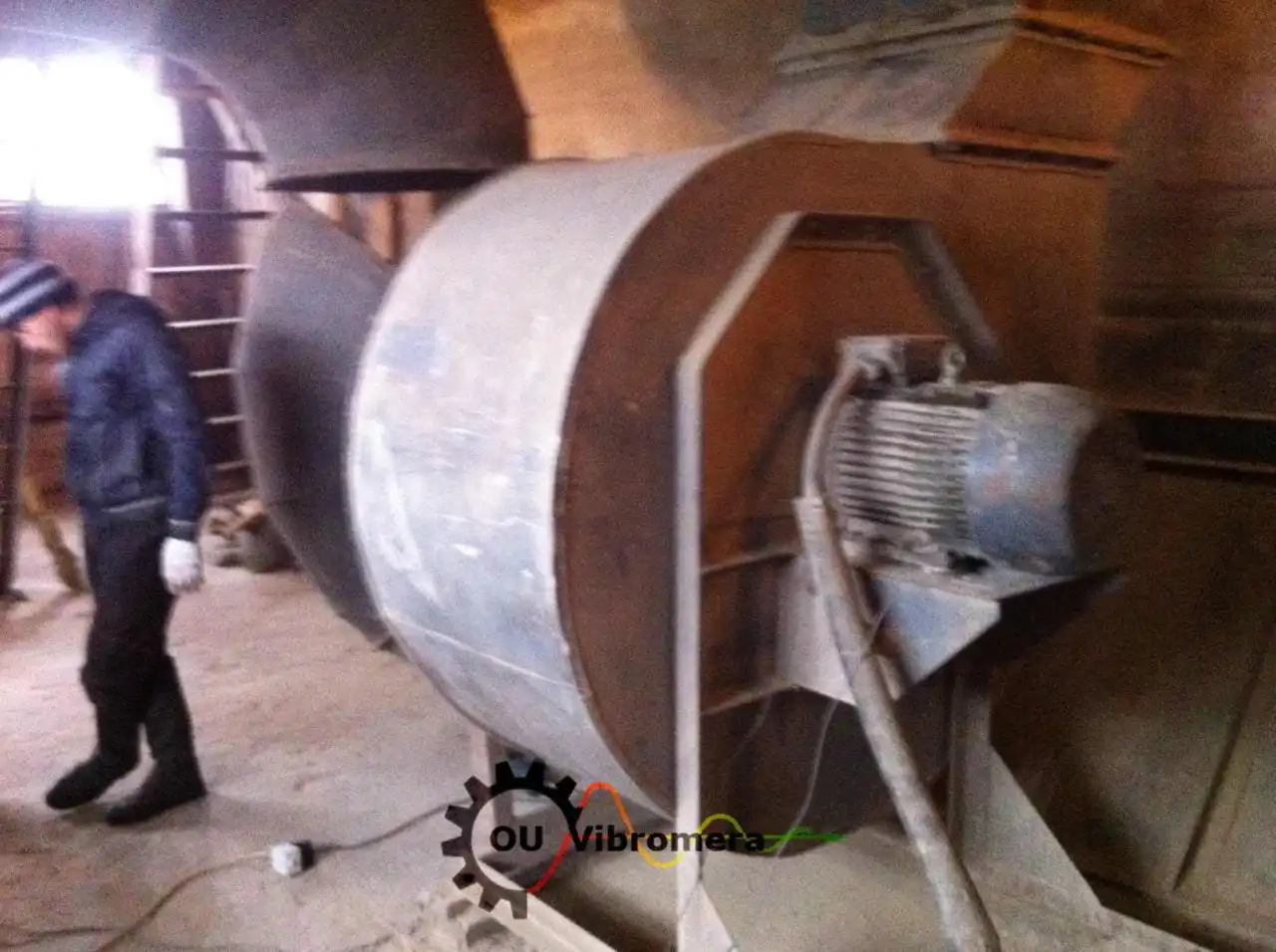 Eexhaust fan impeller balancing