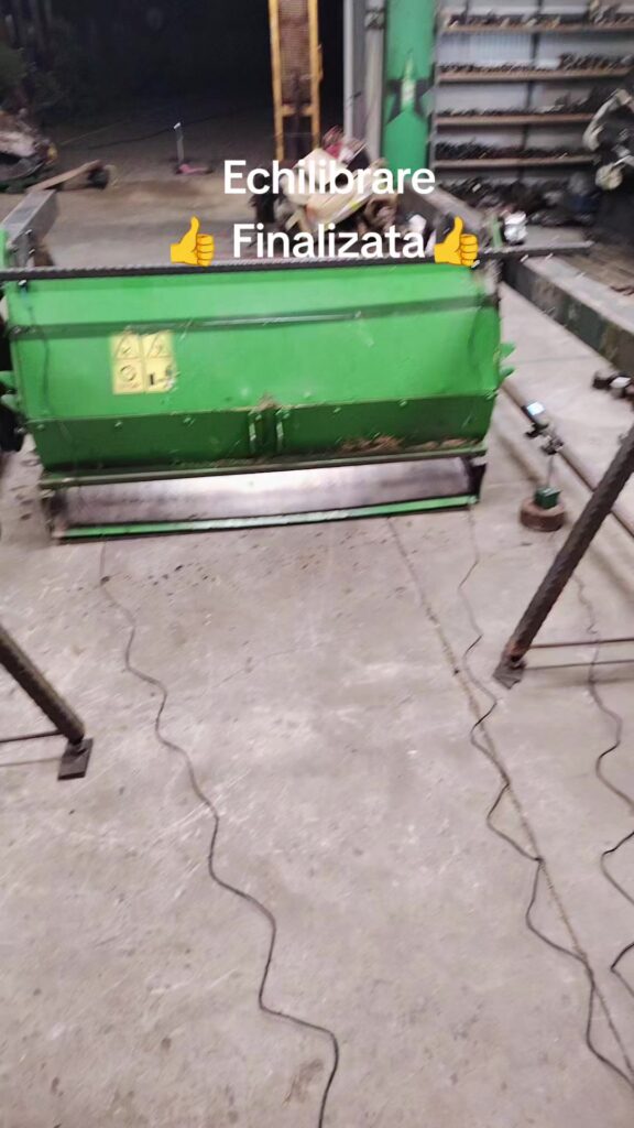 Field balancing example shared by customer Marius Preda