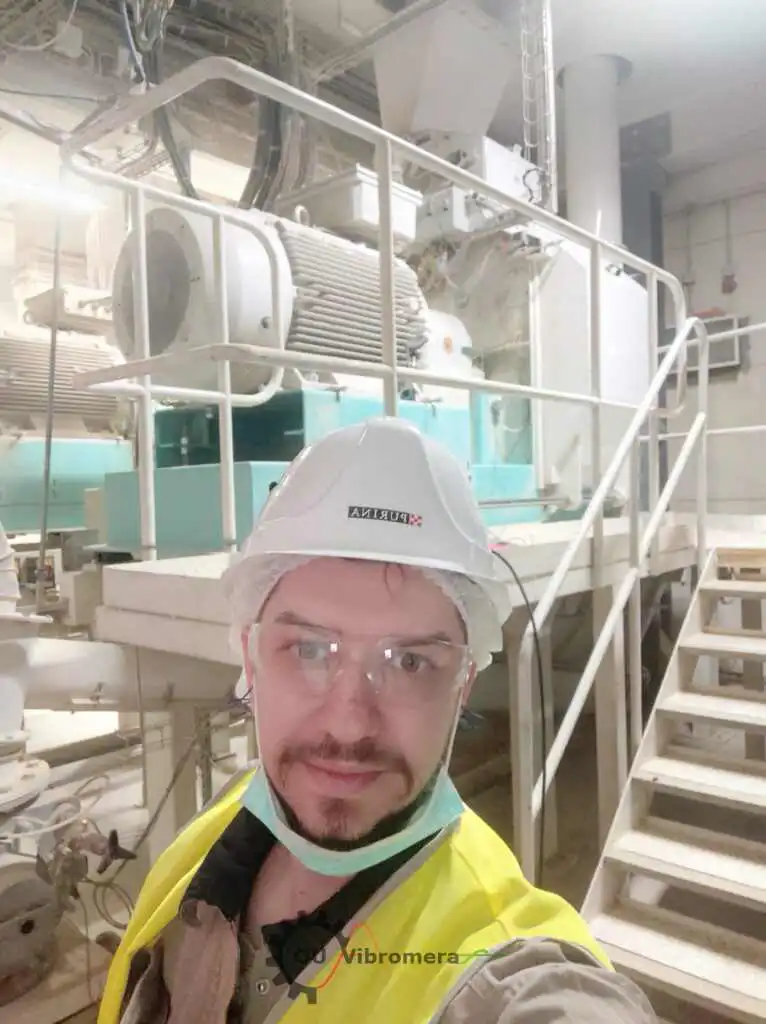 Balansering av knuseren på Nestlé-fabrikken.