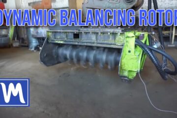 Processo de balanceamento do rotor do Mulcher