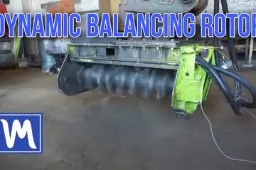 Mulcher rotor balancing process