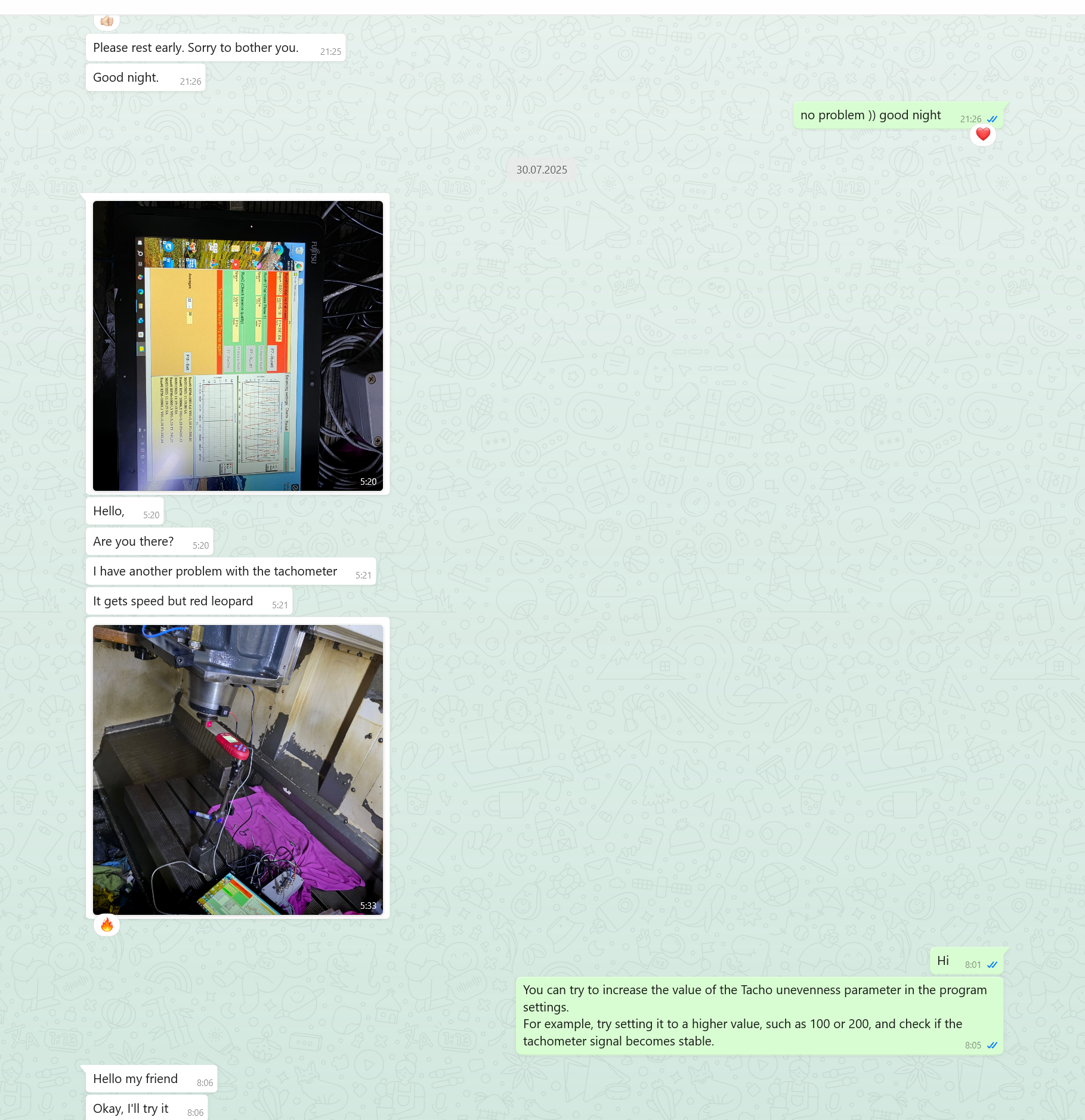 Teknisk support exempel 8