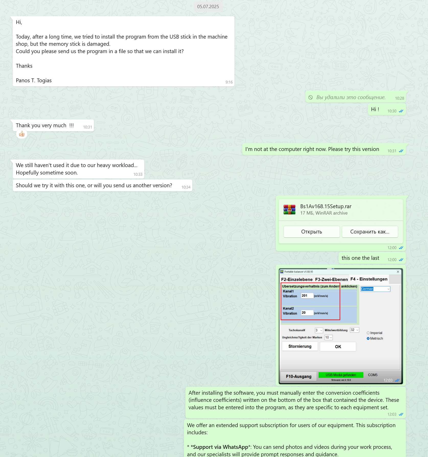 Teknisk support exempel 10