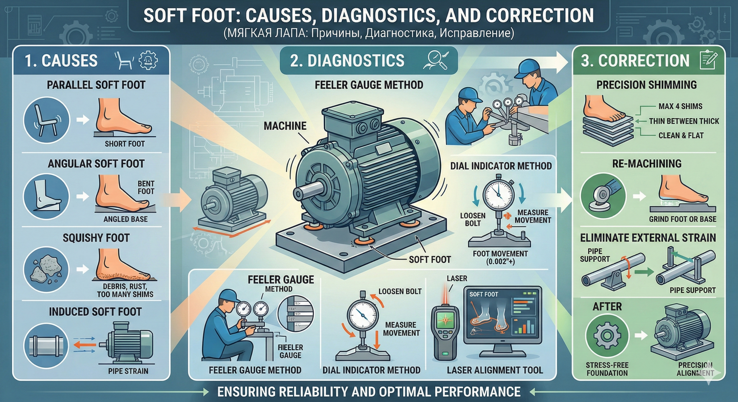 Definition av mjuka fötter: Teknisk guide | Vibromera